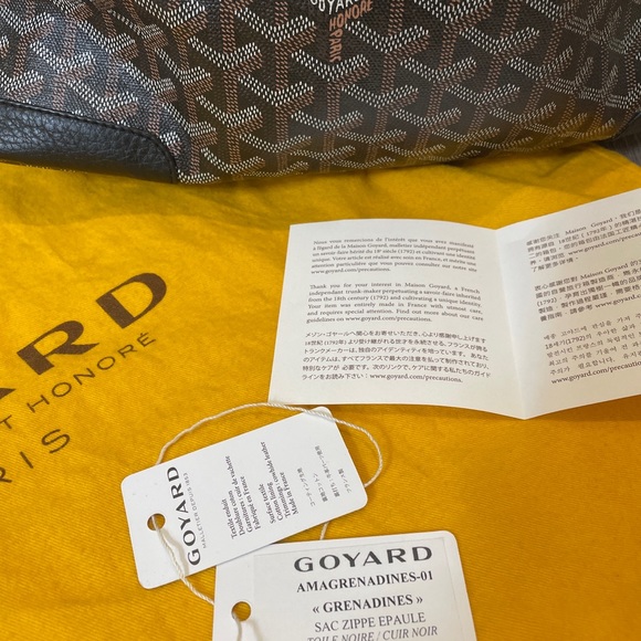 Authentic Goyard goyardine Grenadines shoulder bag - Picture 3 of 16